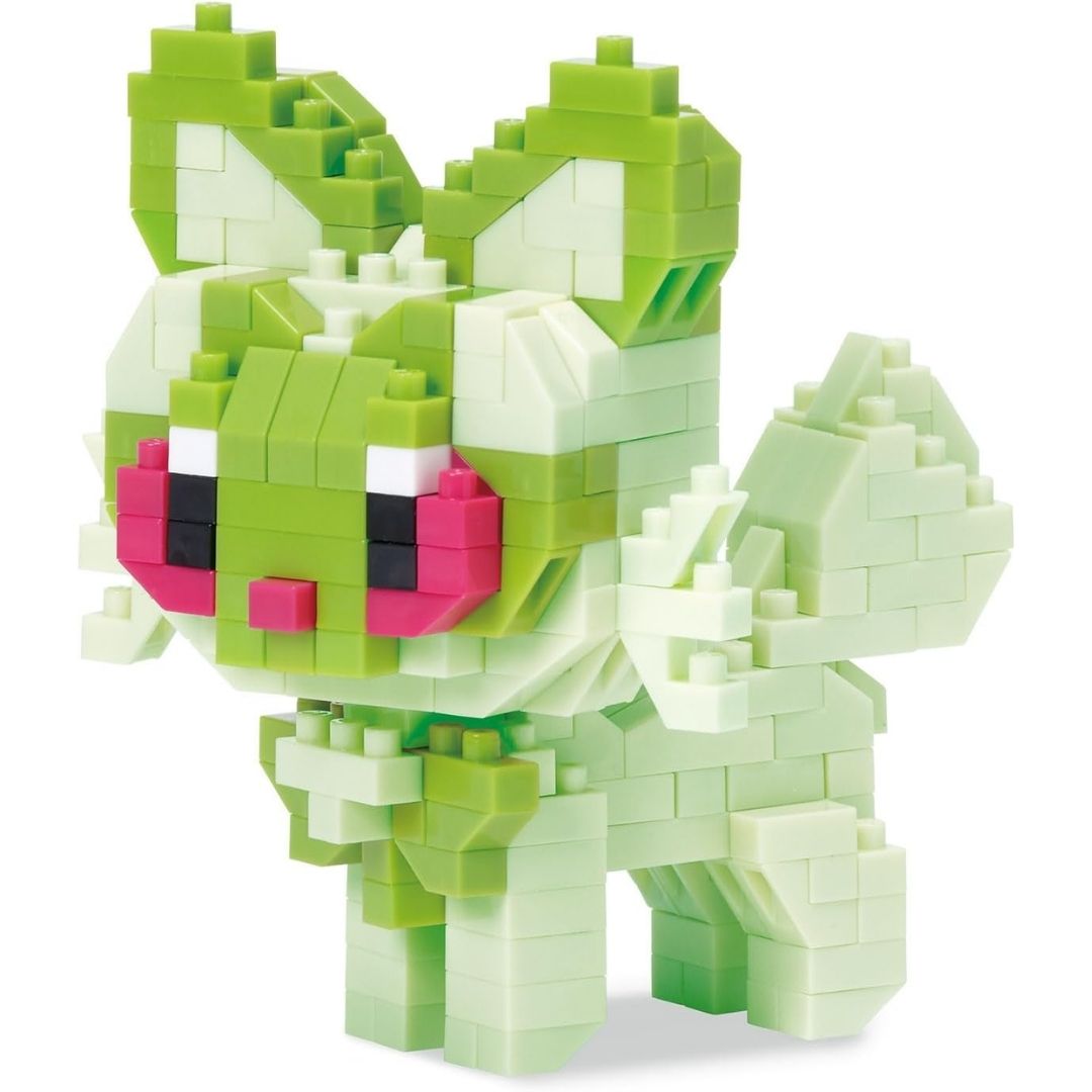 Nanoblock Pokemon Sprigatito R01 – Mini Block Figure Resmi Kawada