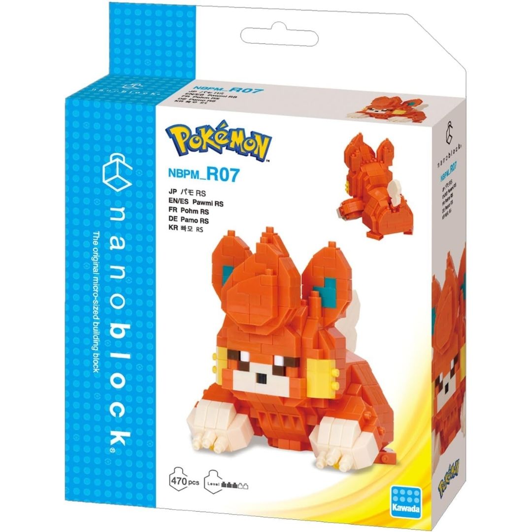 Nanoblock Pokemon Pawmi RS R07 – Mini Block Figure Resmi Kawada