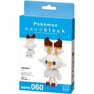Nanoblock Pokemon Hibanny 060 – Mini Block Figure Resmi Kawada