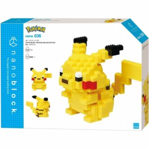 Nanoblock Pokemon Pikachu Deluxe Edition 036 – Mini Block Figure Resmi Kawada
