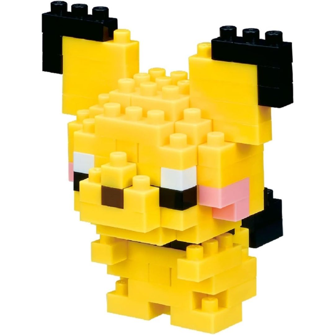 Nanoblock Pokemon Pichu 028 – Mini Block Figure Resmi Kawada
