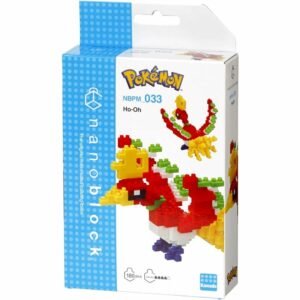 Nanoblock Pokemon Ho-oh 033 – Mini Block Figure Resmi Kawada