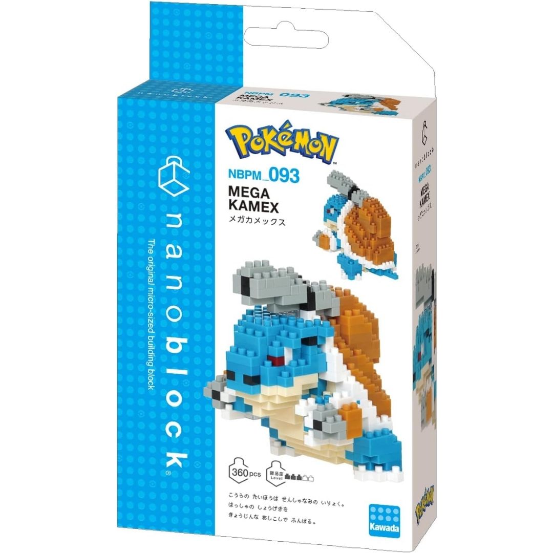 Nanoblock Pokemon Mega Blastoise 093 –Kawada Nanoblock Nanoblock Pokemon Mega Blastoise 093 –Kawada Nanoblock