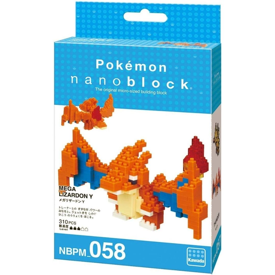 Nanoblock Pokemon Mega Charizard Y 058 –Kawada Nanoblock