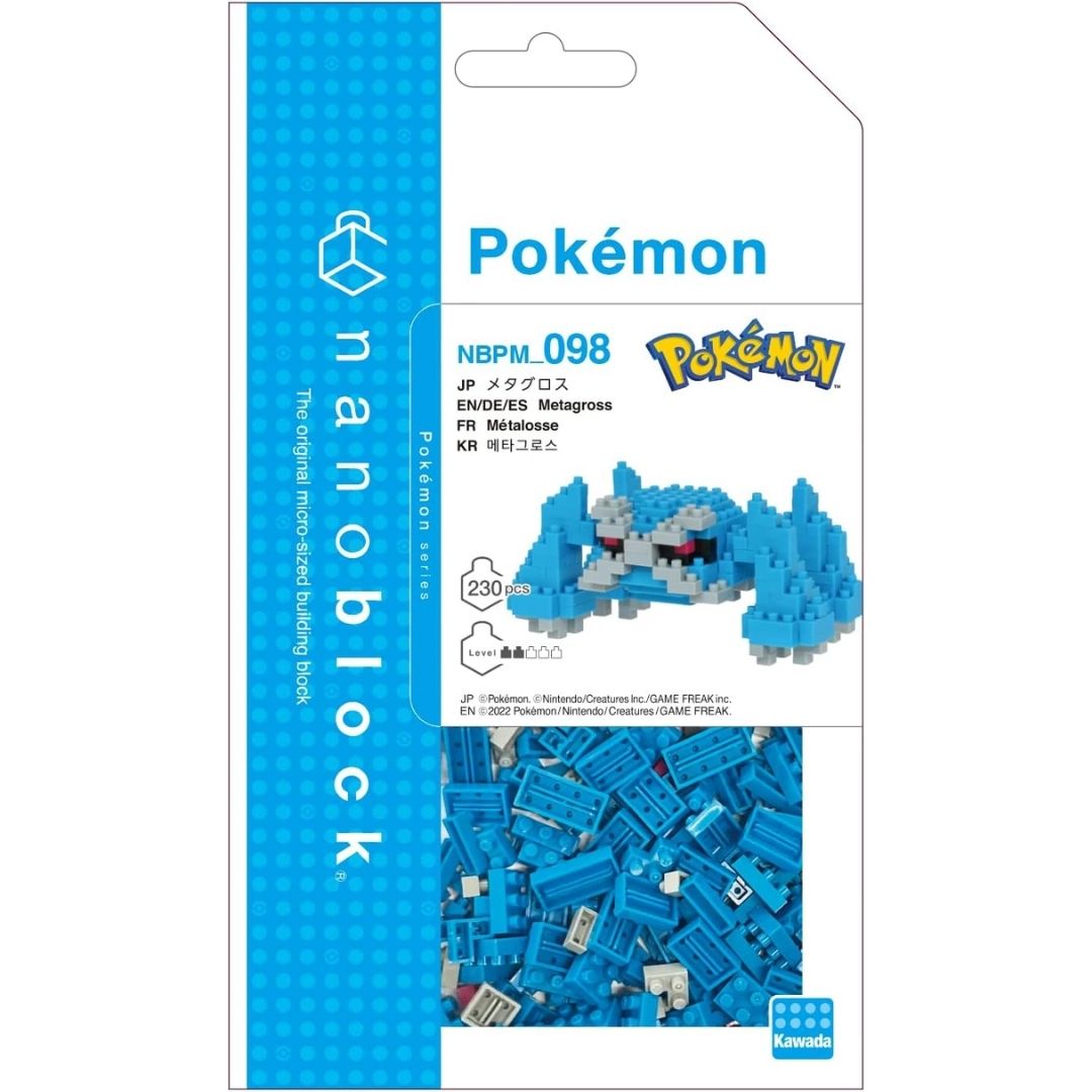Nanoblock Pokemon Metagross 098 –Kawada Nanoblock