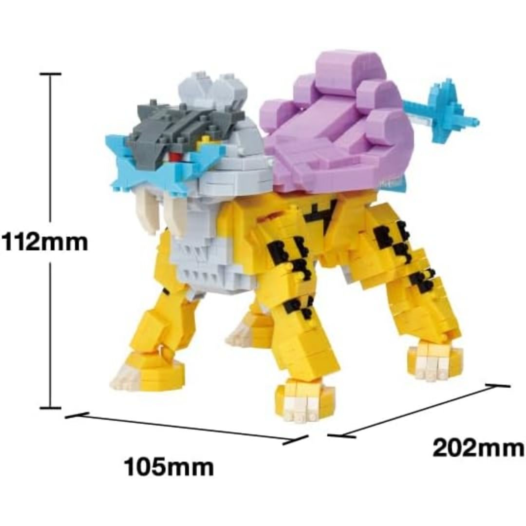 Nanoblock Pokemon Raikou Deluxe Edition 107 –Kawada Nanoblock