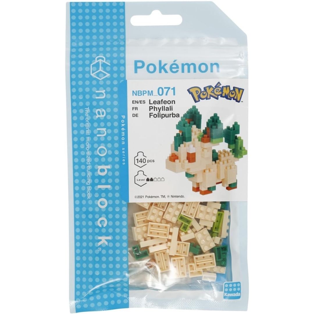 Nanoblock Pokemon Leafeon 071 –Kawada Nanoblock