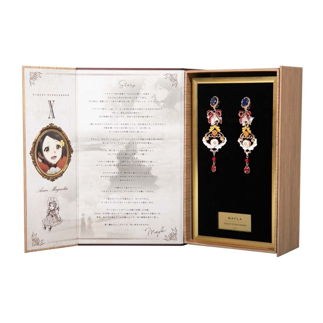 Violet Evergarden Ear Object – Anting Iconic Mayla dengan 3 Motif Story Premium Violet Evergarden Ear Object – Anting Iconic Mayla dengan 3 Motif Story Premium