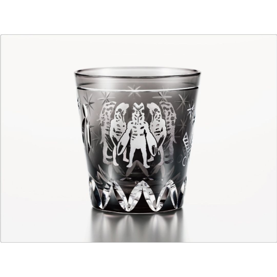 Gelas Ultraman Edo Kiriko Glass Limited Edition