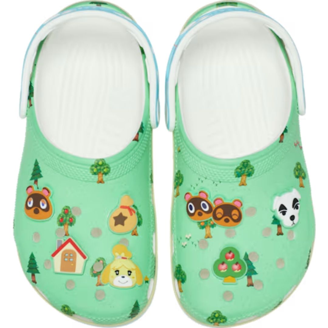 Sandal Crocs Animal Crossing Classic Clogs Kids Original