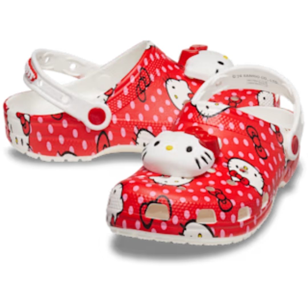  Sandal Crocs Hello Kitty Red Classic Crocs Adult Original 