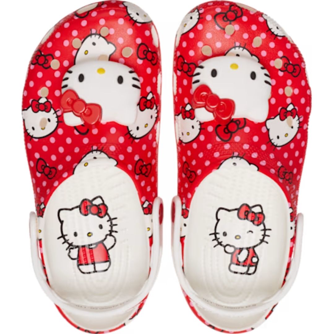  Sandal Crocs Hello Kitty Red Classic Crocs Adult Original 
