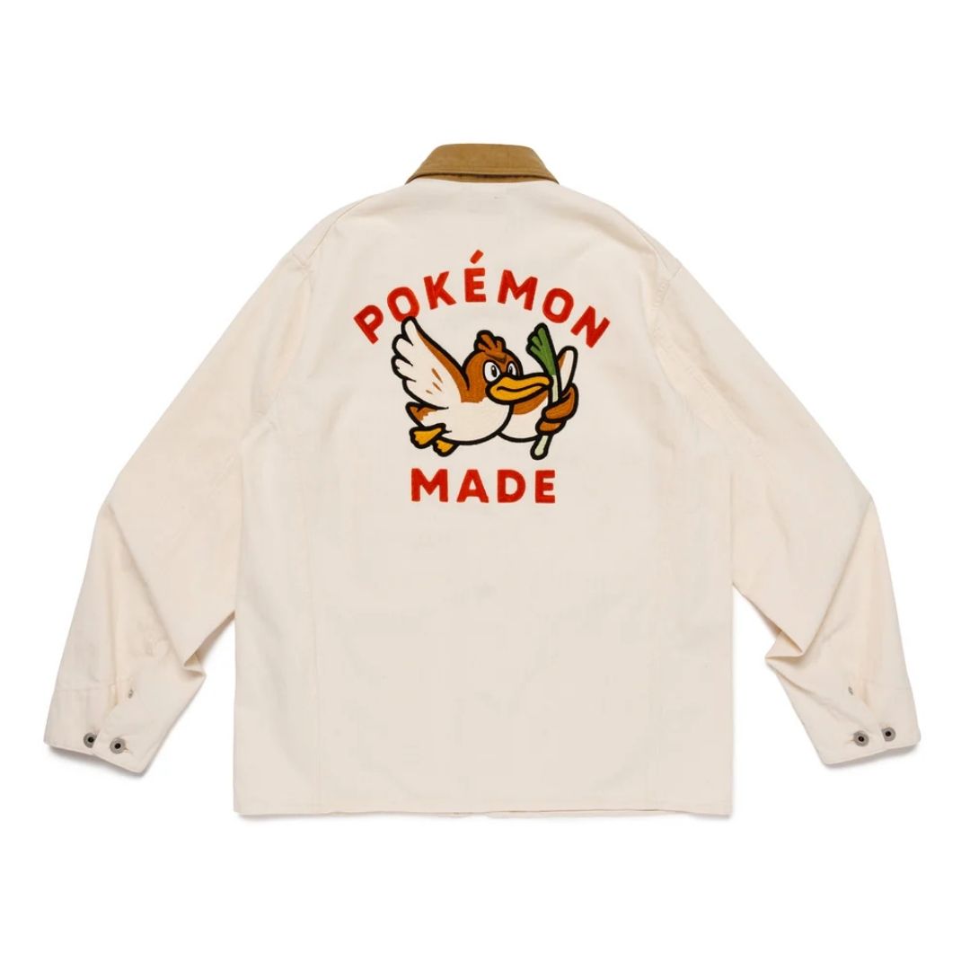  Jaket HUMAN MADE Pokemon Coverall Jacket Kolaborasi Resmi 