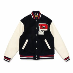 Jaket HUMAN MADE Pokemon Varsity Jacket Pikachu Navy