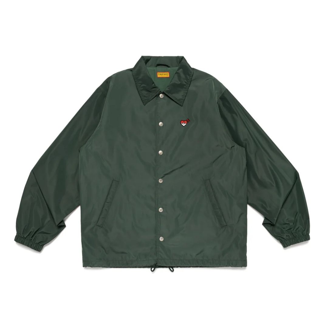  Jaket HUMAN MADE Pokemon Made Coach Jacket Green Original 