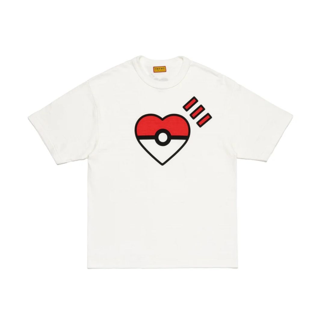  Pokemon x HUMAN MADE Graphic T-Shirt Logo White Original 