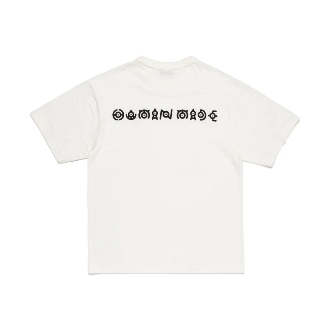  Pokemon x HUMAN MADE Graphic T-Shirt Unown White Original 