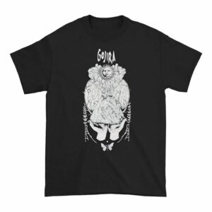 Kaos Gojira Magma Woods Unisex Katun Nyaman untuk Gaya Rock Harian