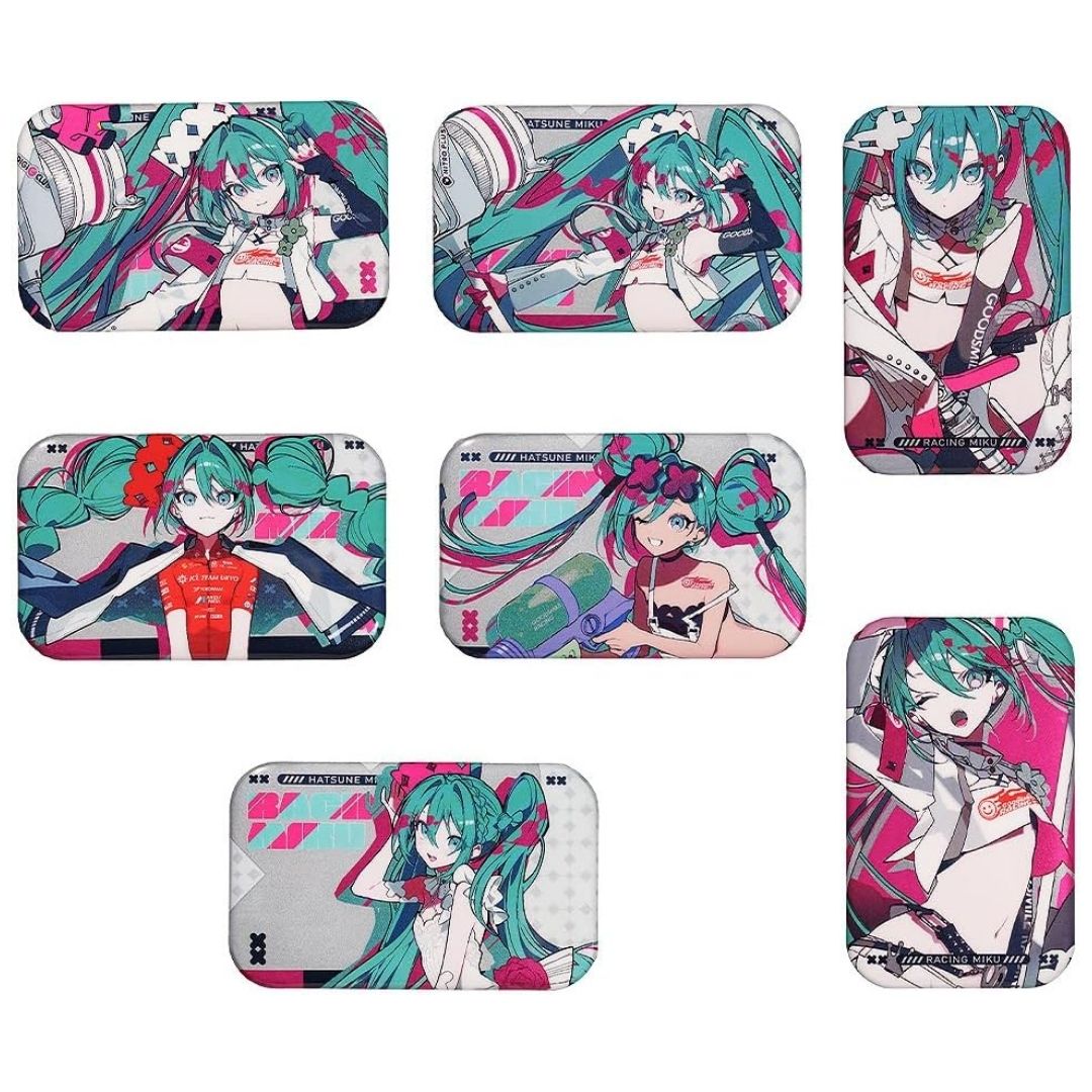 Hatsune Miku Racing Can Badges Set