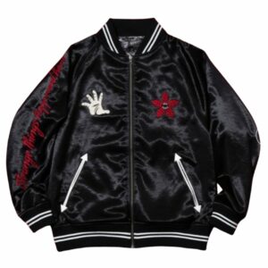 STRANGER THINGS × .ENDRECHERI. Sukajan – Jaket Reversibel Eksklusif & Bordir Ikonik