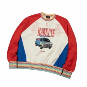 STRANGER THINGS × .ENDRECHERI. WSQK Sweatshirt – Retro Raglan Eksklusif