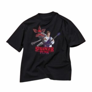 STRANGER THINGS × .ENDRECHERI. Funk Tee – Kaos Eksklusif Black & White