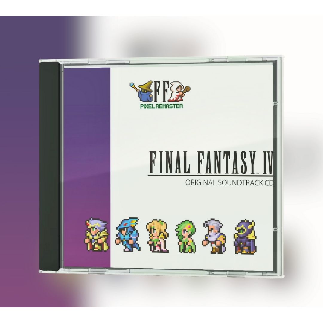 FINAL FANTASY IV Pixel Remaster Original Soundtrack CD dengan Mega Jacket