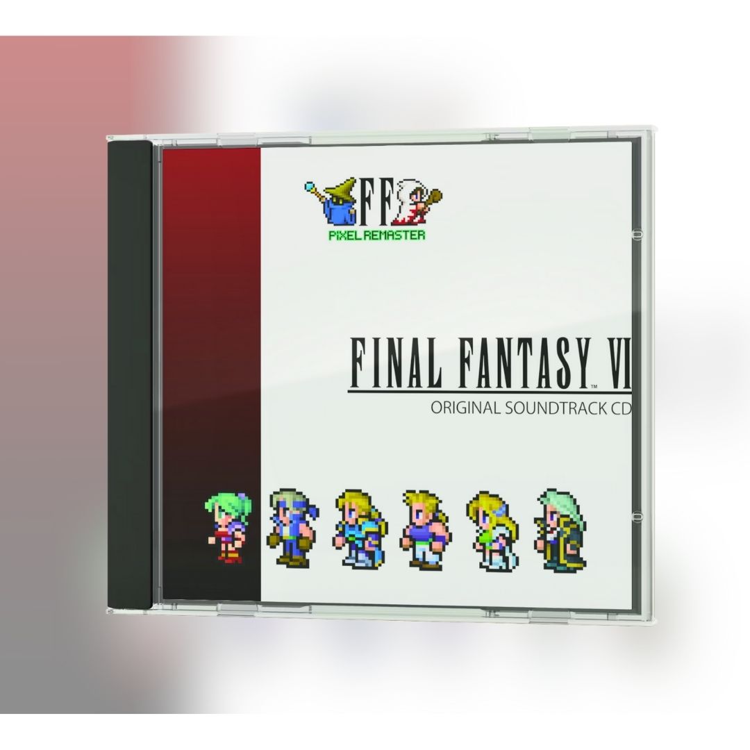 FINAL FANTASY VI Pixel Remaster Original Soundtrack CD dengan Mega Jacket