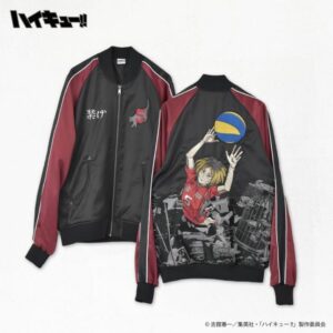 Sukajan Jacket Haikyu Kozume Kenma Black Premium Official Japan 1st Edition