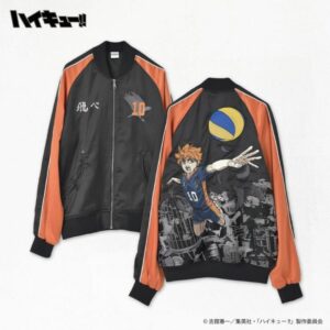 Sukajan Jacket Haikyu Hinata Shoyo Black Edition Official Jacket 2026