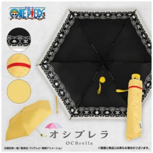 One Piece Oshibrella Monkey D. Luffy Parasol Lipat UV dan Hujan Resmi Bandai