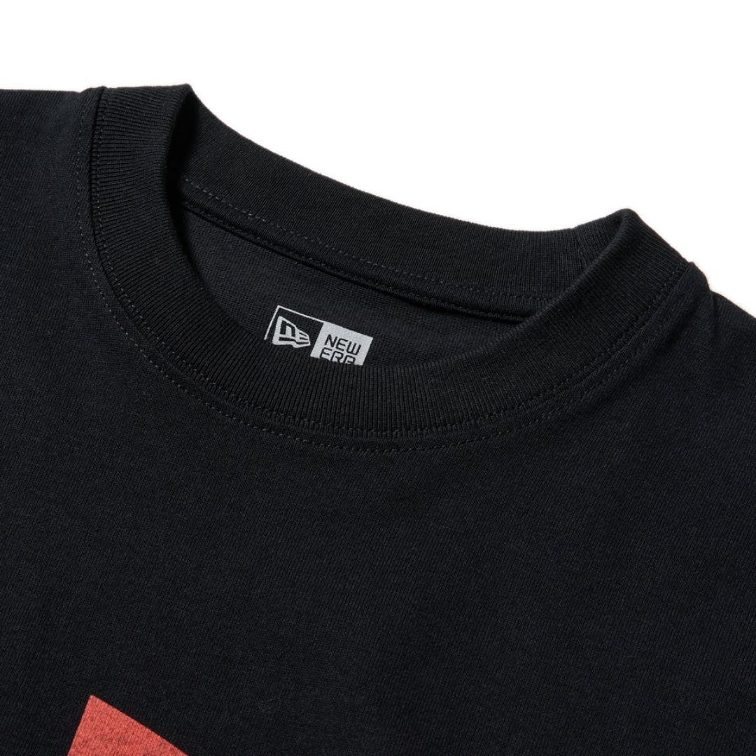 New Era x PlayStation Long-sleeved Oversized Cotton T-Shirt Black