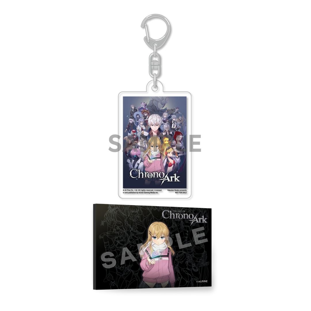 ChronoArk Deluxe Edition Nintendo Switch Bonus Art Book dan Keychain