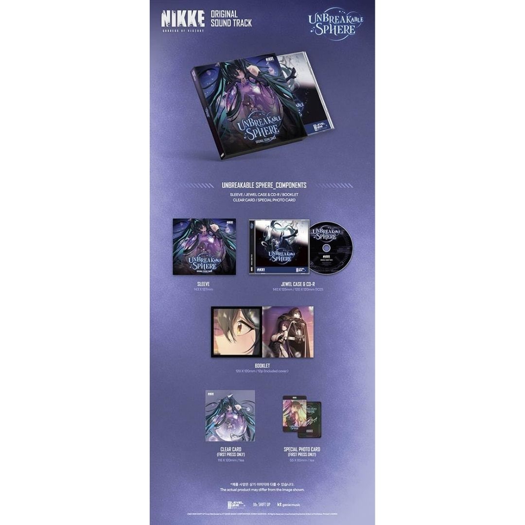 Goddess of Victory NIKKE OST Unbreakable Sphere – Limited Edition CD + Art Book
