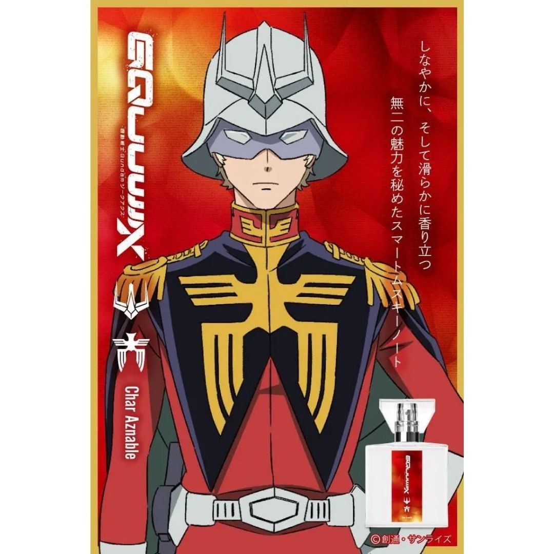 Fragrance Char Aznable Mobile Suit Gundam – Parfum Eksklusif 30ml Jepang
