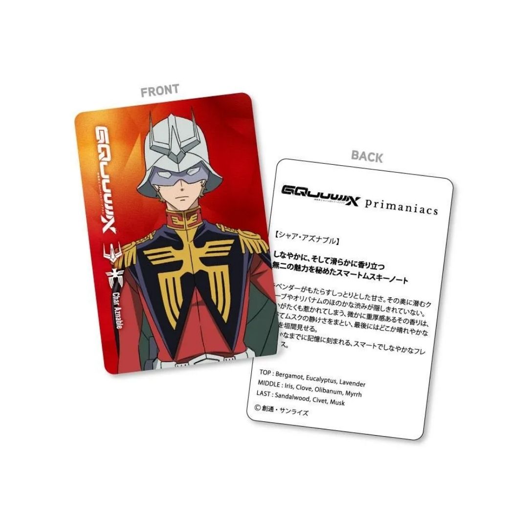 Fragrance Char Aznable Mobile Suit Gundam – Parfum Eksklusif 30ml Jepang