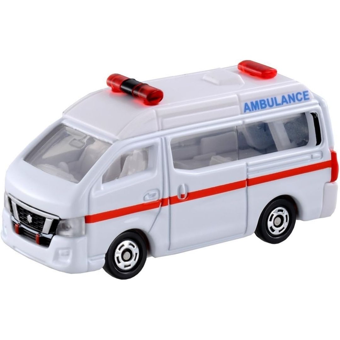 Tomica Nissan NV350 Caravan Ambulance No.18 Original Takara Tomy