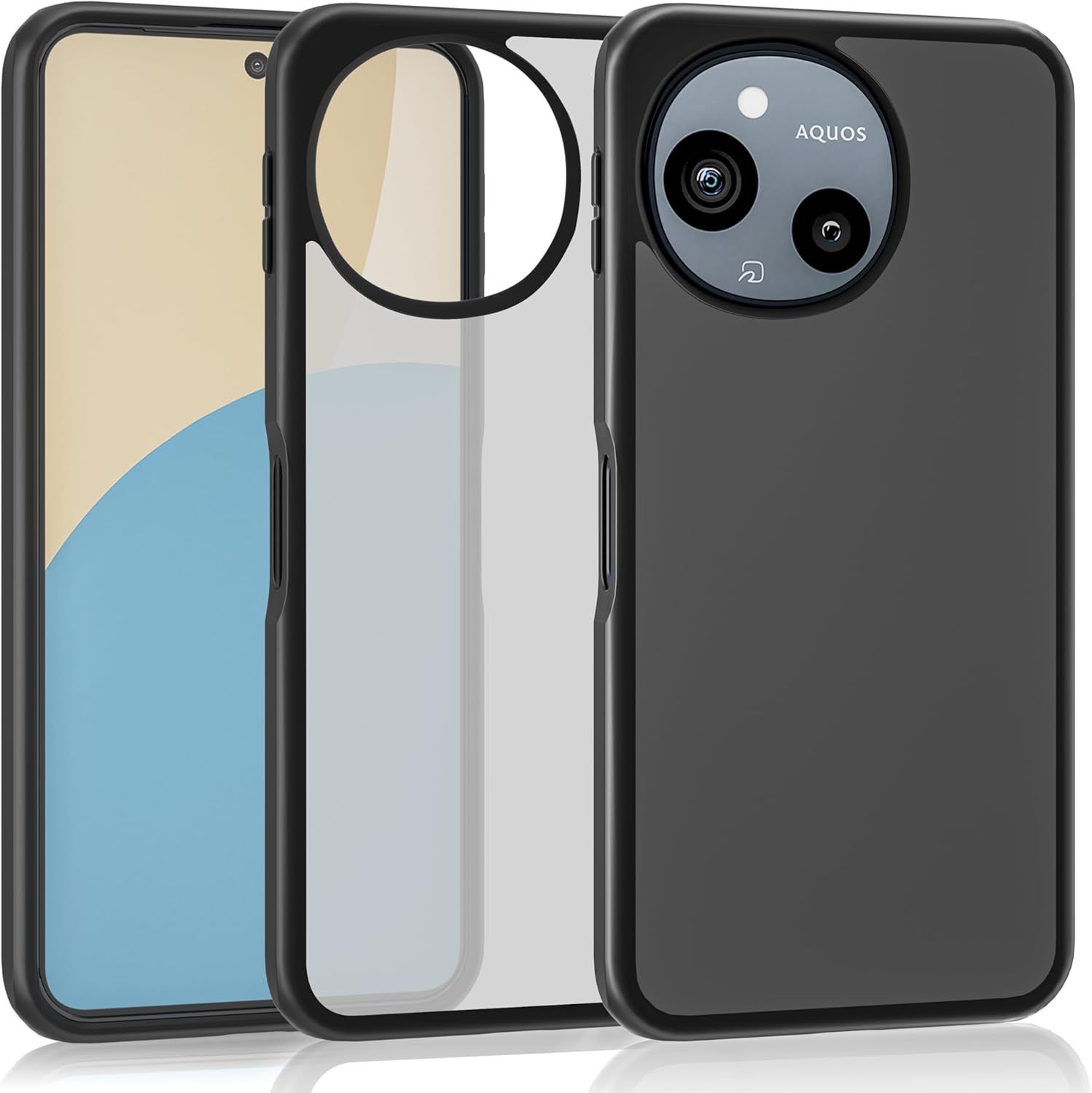 AQUOS Sense9 Case, Semi-Clear SH-53E AQUOS Sense9 Case, Semi-Clear SH-53E