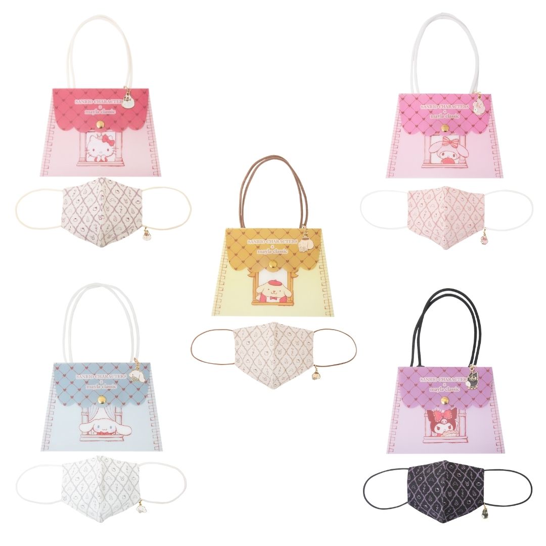 Masker MAYLA Sanrio Characters Mask Ensemble Eksklusif dengan Charm Lucu