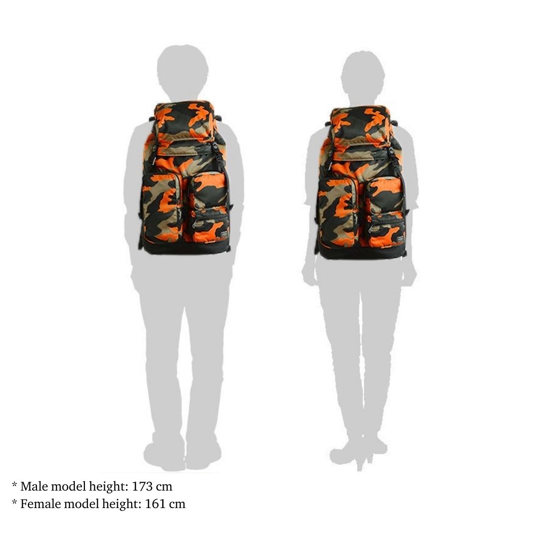 PORTER PS Camo Backpack Original 384-06993 Tas Camouflage Fungsional