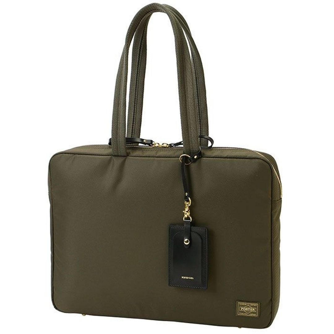  PORTER SHEA BRIEFCASE 871-05125 OLIVE - untuk Kerja & Aktivitas Formal 