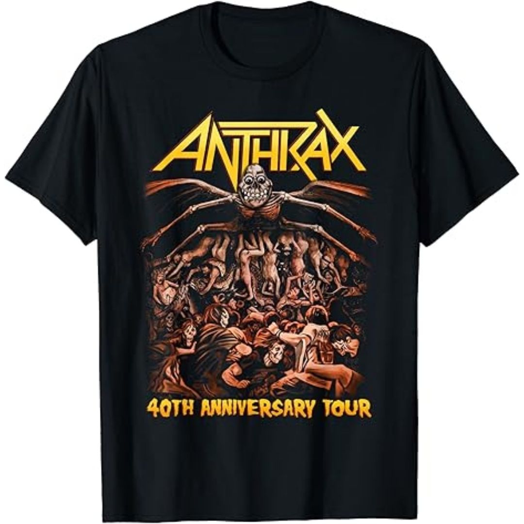  Kaos Anthrax - Death Rider T-Shirt Black (Kids) 