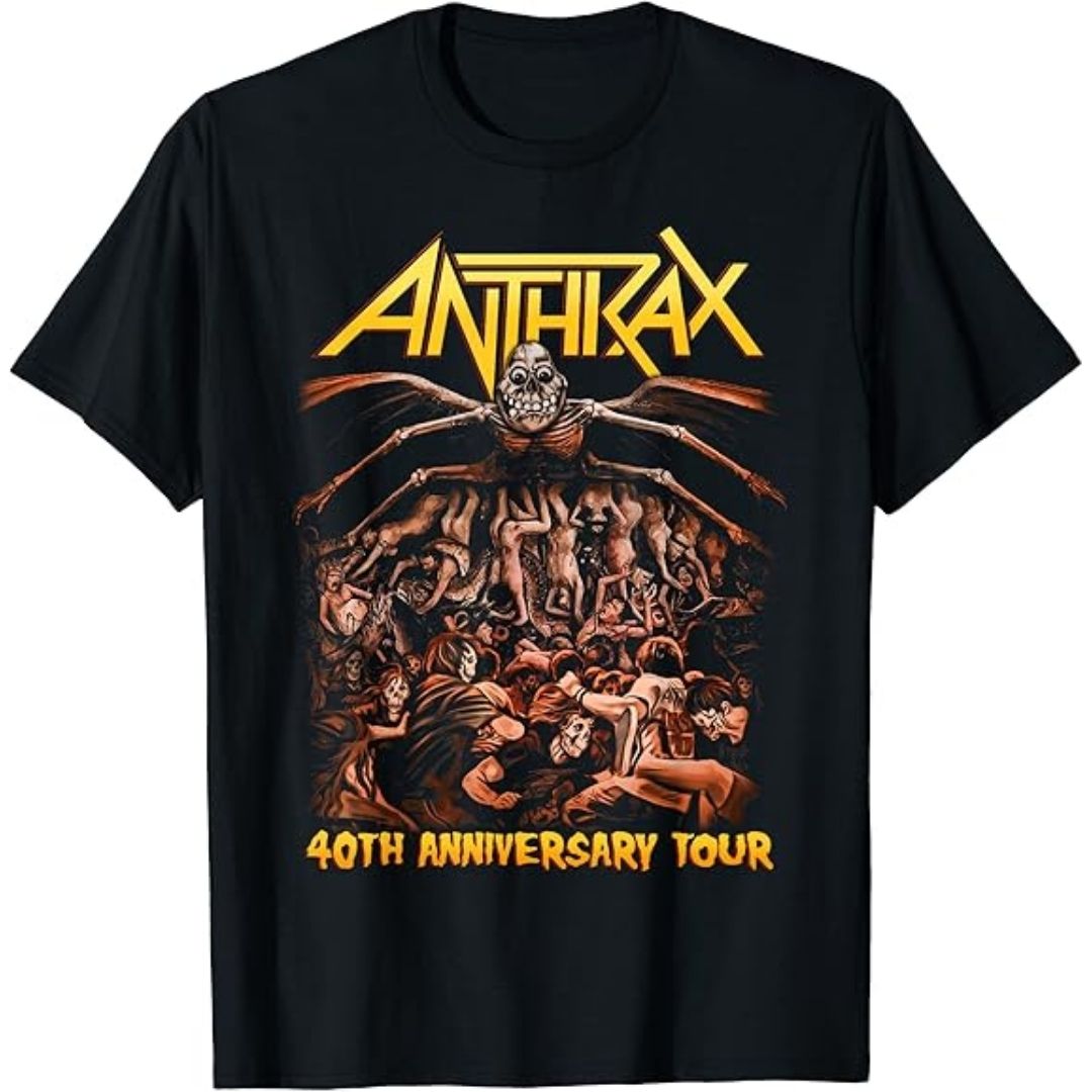 Kaos Anthrax - Death Rider T-Shirt Black (Woman)