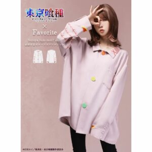 Tokyo Ghoul x Favorite Suzuya Juzo Motif Stitch Shirt Tokyo Ghoul x Favorite Suzuya Juzo Motif Stitch Shirt