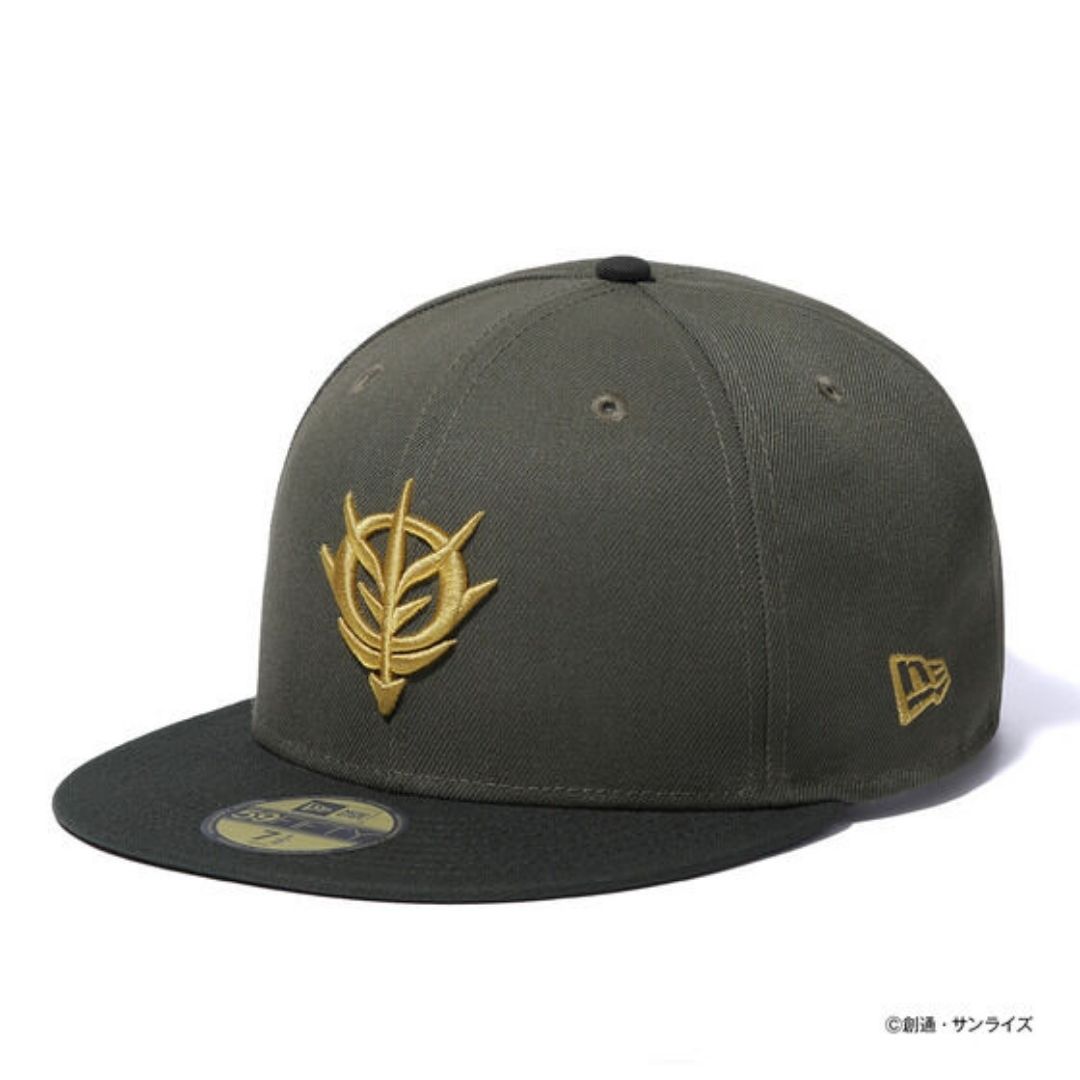 Topi Gundam New Era 59FIFTY Zeon Resmi STRICT-G dengan Bordir 3D Ikonik