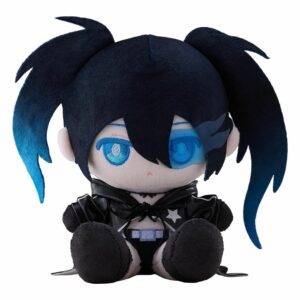 Black Rock Shooter Plush PuniPuni Solarain 15cm Official Cute Collectible Black Rock Shooter Plush PuniPuni Solarain 15cm Official Cute Collectible