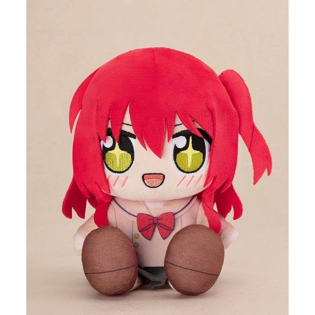 Bocchi the Rock Kita Ikuyo Kuripan Plush Resmi – Chibi Plush Ceria 17 cm