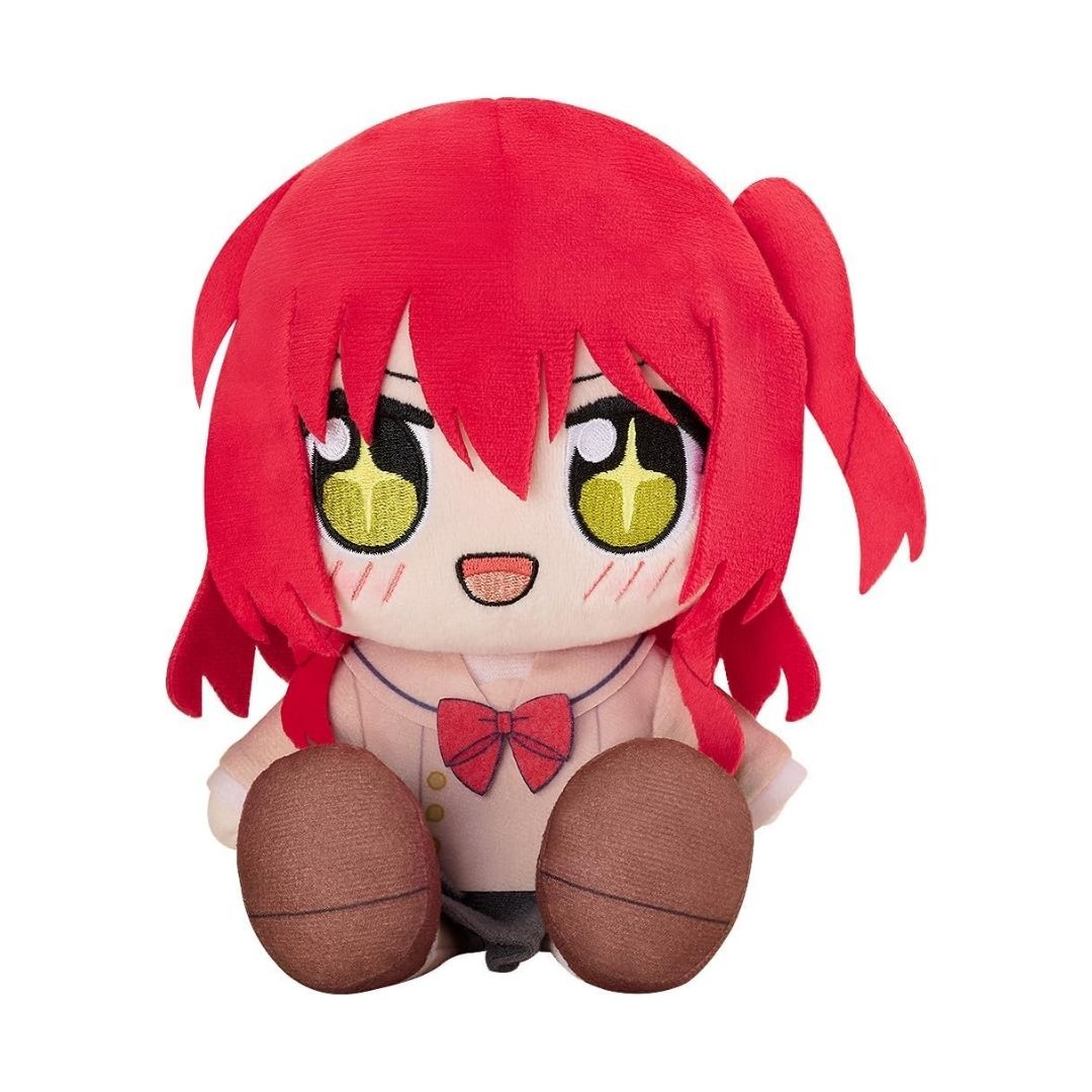 Bocchi the Rock Kita Ikuyo Kuripan Plush Resmi – Chibi Plush Ceria 17 cm