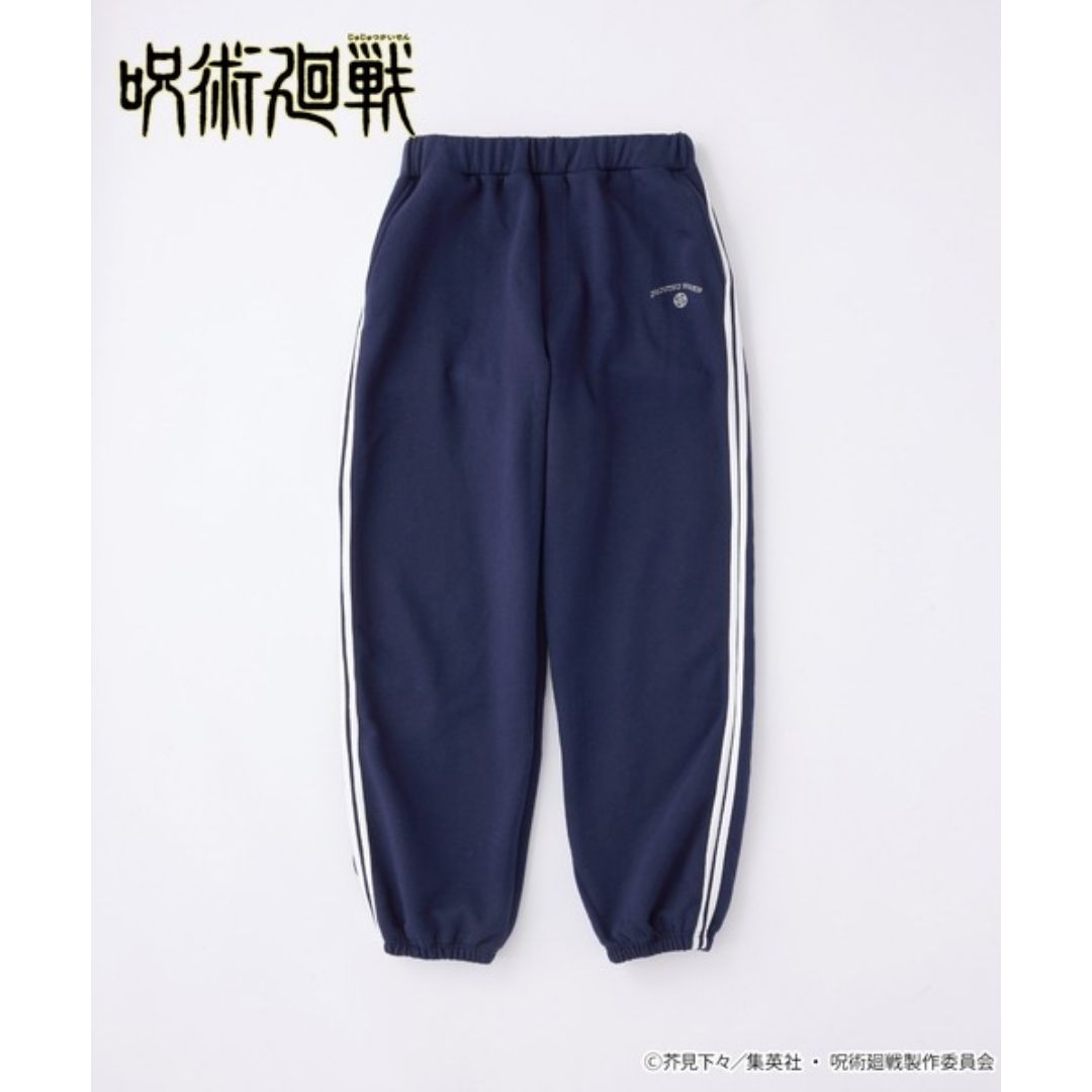 Jujutsu Kaisen Sweatpants ZOZOTOWN Navy Fleece-Lined Side Line Official