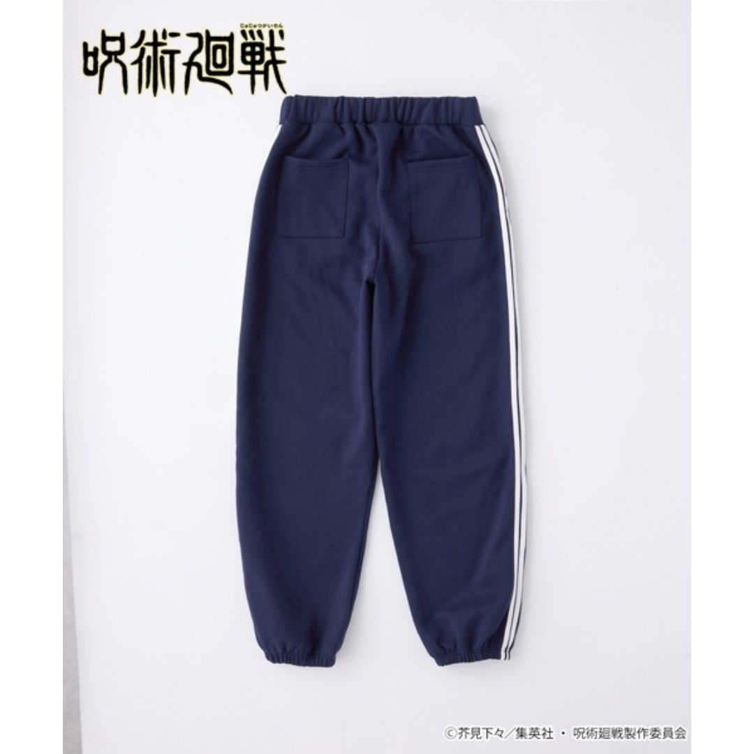 Jujutsu Kaisen Sweatpants ZOZOTOWN Navy Fleece-Lined Side Line Official